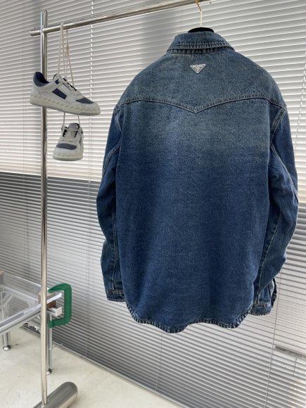 Prada - Мужская джинсовая куртка рубашка ветровка TJ_1912PR3