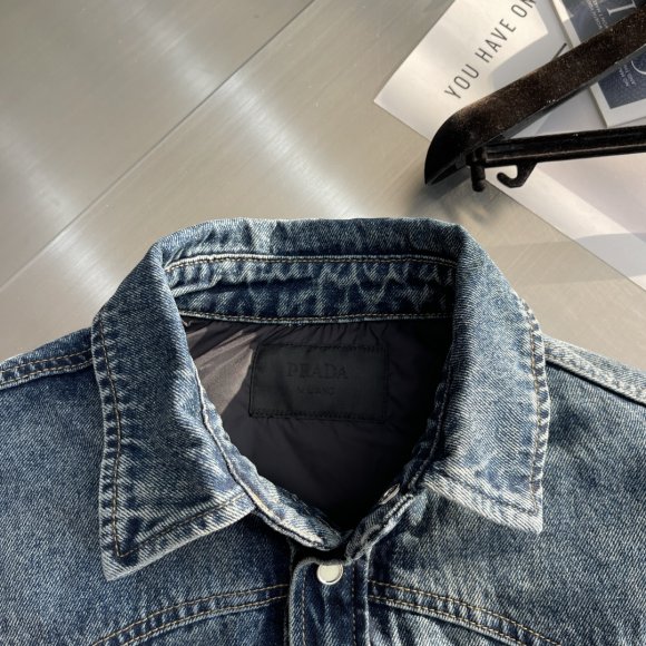 Prada - Мужская джинсовая куртка рубашка ветровка TJ_1912PR3