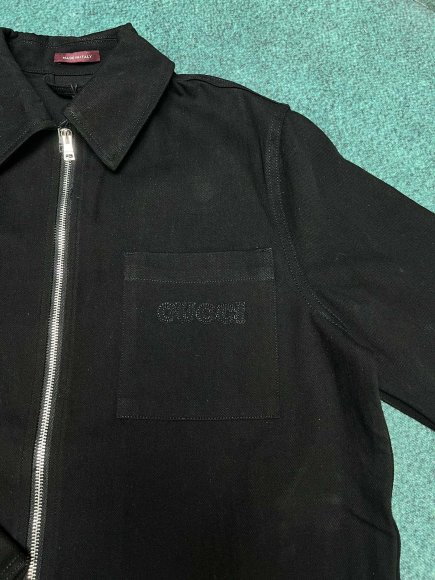 Gucci - Мужская джинсовая куртка ветровка TI_1002GU10 Gucci - Мужская джинсовая куртка ветровка TI_1002GU10