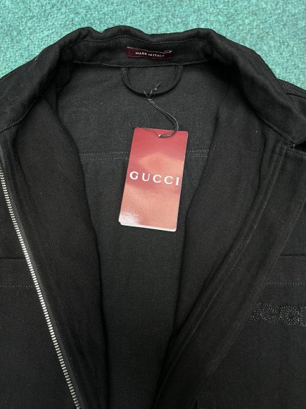 Gucci - Мужская джинсовая куртка ветровка TI_1002GU10 Gucci - Мужская джинсовая куртка ветровка TI_1002GU10