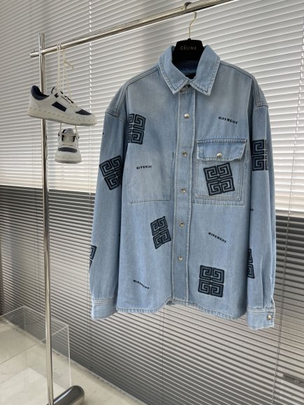 Givenchy - Мужская джинсовая рубашка куртка TJ_1508GI6