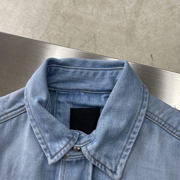 Givenchy - Мужская джинсовая рубашка куртка TJ_1508GI6