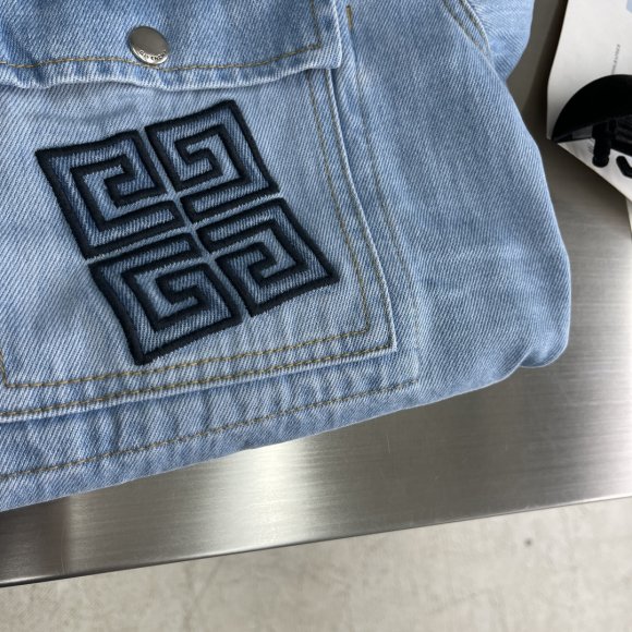 Givenchy - Мужская джинсовая рубашка куртка TJ_1508GI6