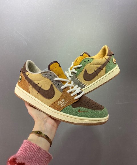 Air Jordan 1 Retro Low OG Zion Williamson Voodoo Мужские кроссовки ZO_2601NI3