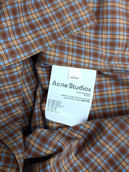 Acne Studios - Мужская рубашка DZ_0108AS9