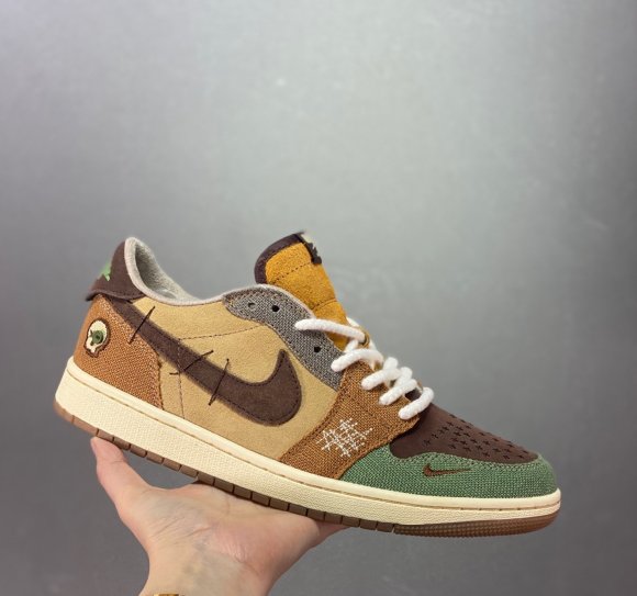 Air Jordan 1 Retro Low OG Zion Williamson Voodoo Женские кроссовки ZO_2601NI3W