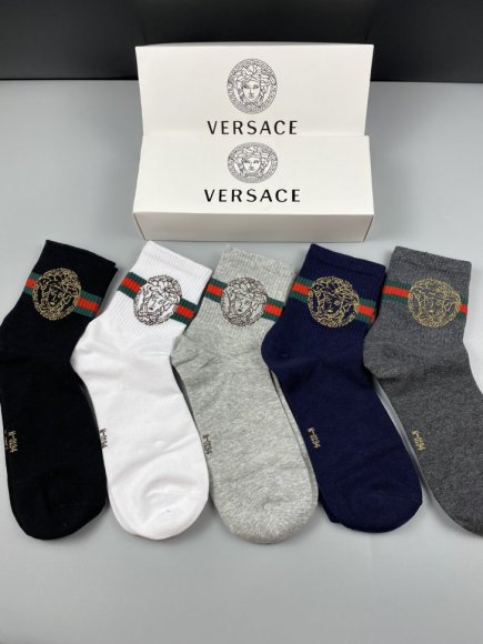 Versace носки комплект 5 пар AC_0502VE8 Versace носки комплект 5 пар AC_0502VE8