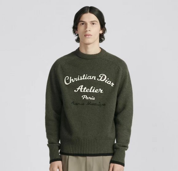 Dior Atelier - Мужская шерстяная кофта свитер AH_1210DI1 Dior Atelier - Мужская шерстяная кофта свитер AH_1210DI1