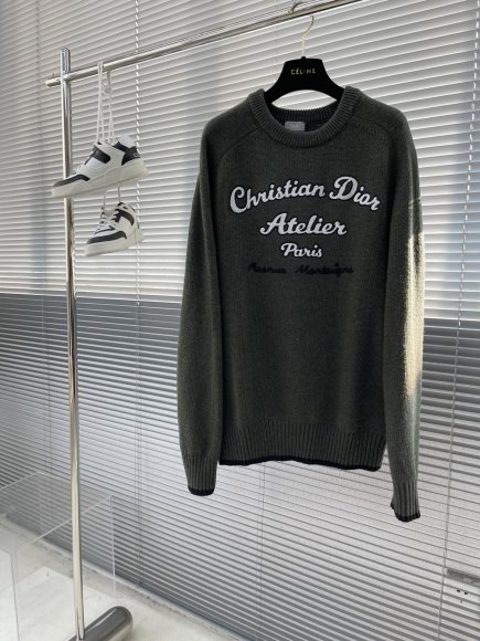 Dior Atelier - Мужская шерстяная кофта свитер AH_1210DI1 Dior Atelier - Мужская шерстяная кофта свитер AH_1210DI1