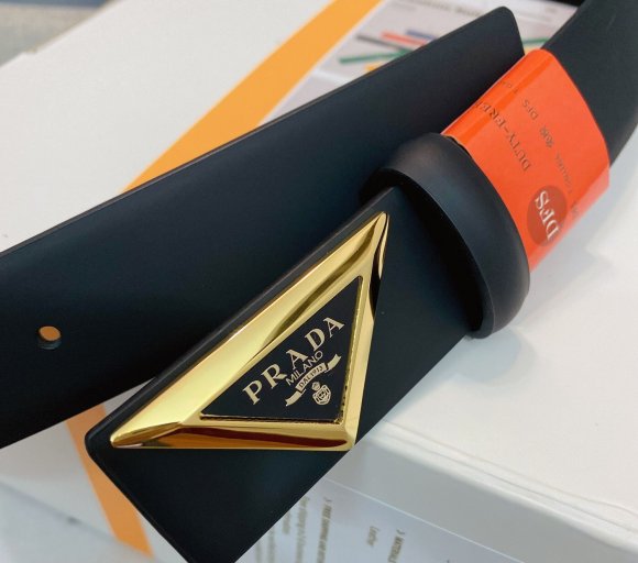 Prada Мужской ремень 3.4см. CN_1104PR9 Prada Мужской ремень 3.4см. CN_1104PR9