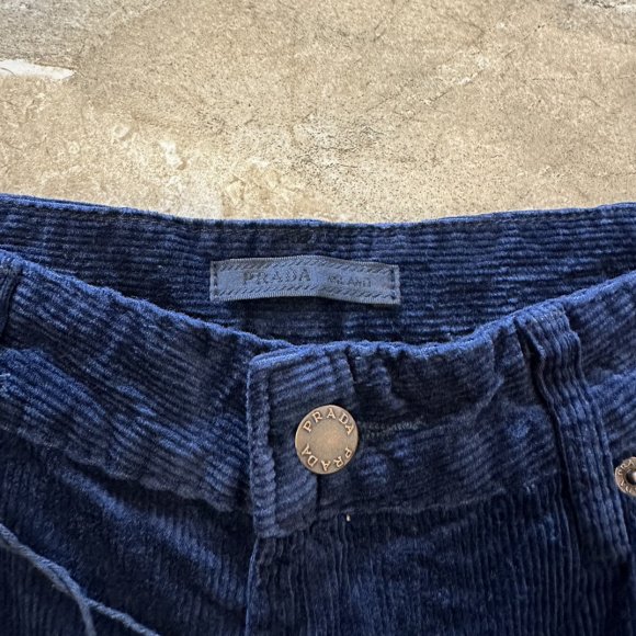 Prada - Мужские вельветовые штаны брюки MI_1911PR4