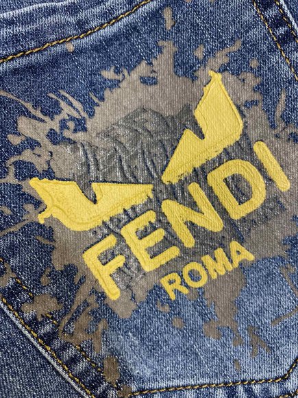 Fendi - Мужские штаны джинсы DZ_0312FE4