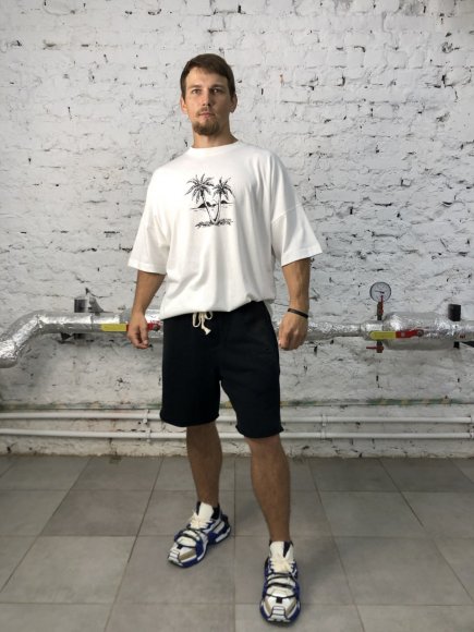 Palm Angels Мужская футболка S3D_2401PL2 Palm Angels Мужская футболка S3D_2401PL2