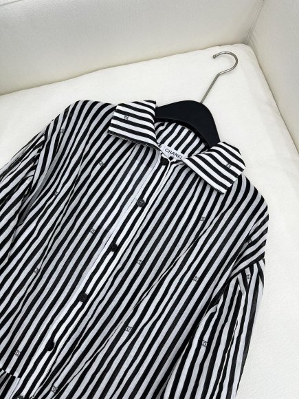 Chanel - Женская рубашка туника платье 3D_2007CH6 Chanel - Женская рубашка туника платье 3D_2007CH6