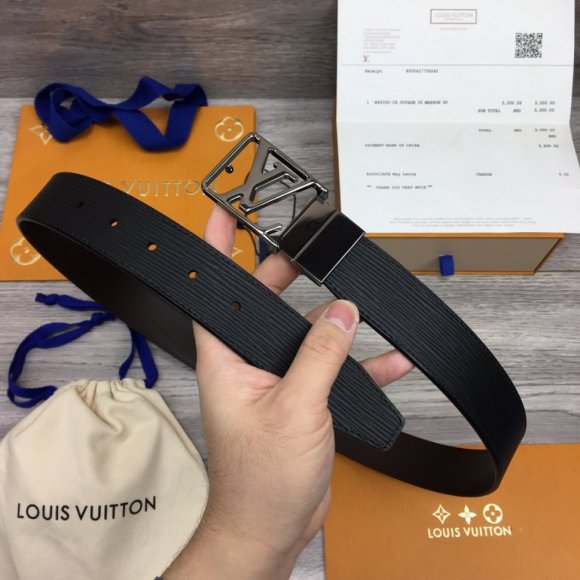 Louis Vuitton Мужской двусторонний ремень 3.5см. RE_0202LV3