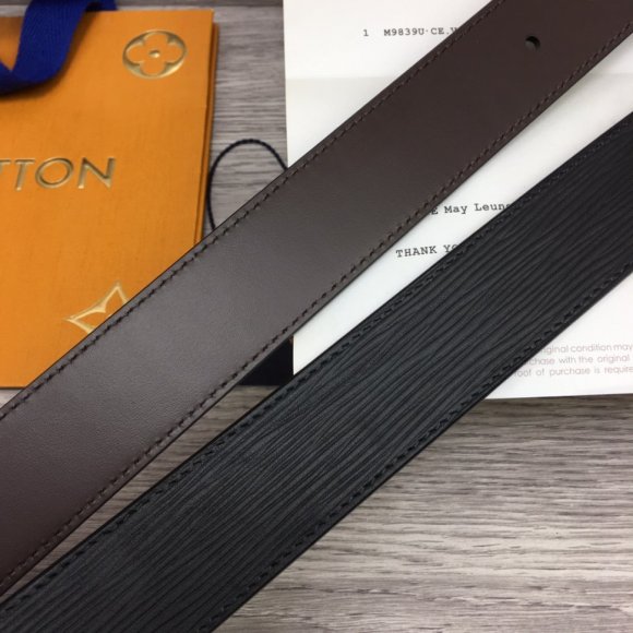 Louis Vuitton Мужской двусторонний ремень 3.5см. RE_0202LV3