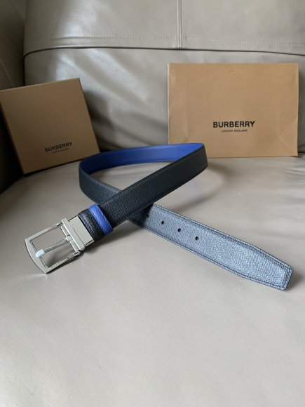 Burberry Мужской двусторонний ремень 3.4см. RE_1202BU2 Burberry Мужской двусторонний ремень 3.4см. RE_1202BU2