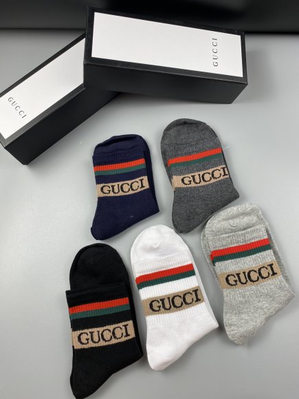 Gucci носки комплект 5 пар AC_0502GU9 Gucci носки комплект 5 пар AC_0502GU9