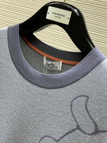 Hermes - Мужская трикотажная футболка майка TI_1003HE7 Hermes - Мужская трикотажная футболка майка TI_1003HE7