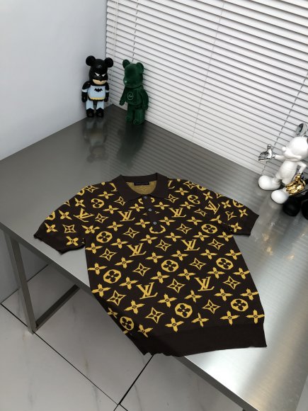 Louis Vuitton - Мужская трикотажная футболка майка поло DZ_2203LV14