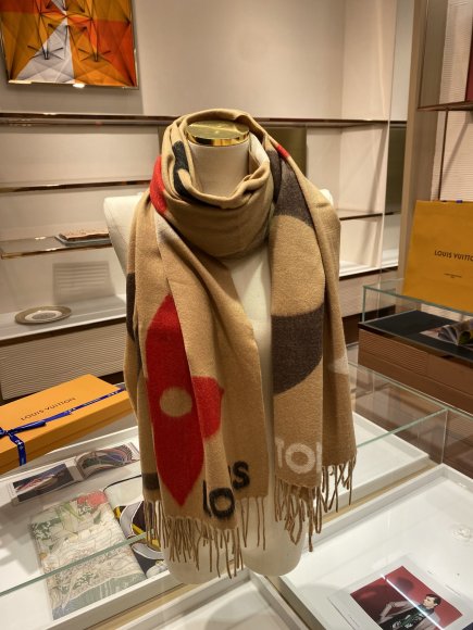 Louis Vuitton - Кашемировый шерстяной шарф JX_0412LV5