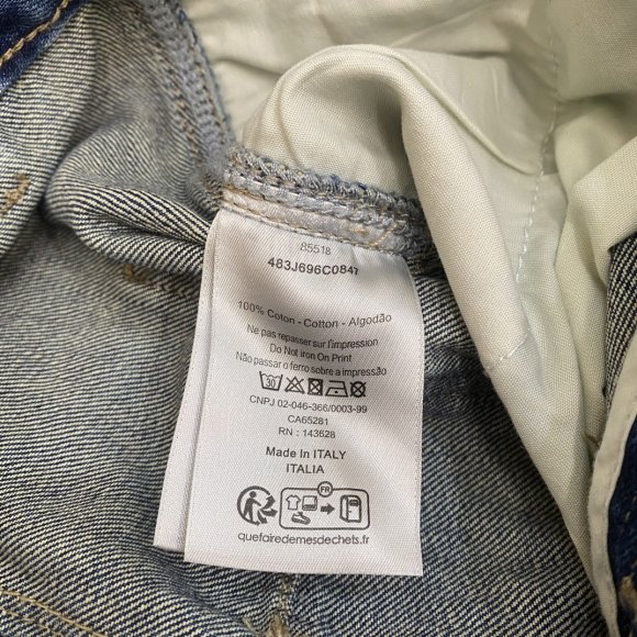 Dior Couture - Мужские штаны джинсы DZ_0810DI6 Dior Couture - Мужские штаны джинсы DZ_0810DI6