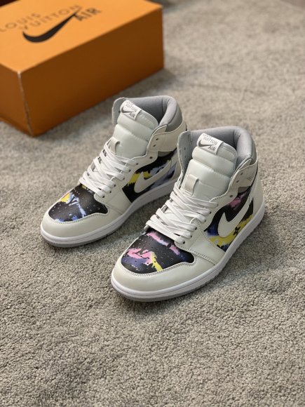 Louis Vuitton & Nike Air Jordan 1 Low - Мужские кроссовки ботинки A1_0411LV1 Louis Vuitton & Nike Air Jordan 1 Low - Мужские кроссовки ботинки A1_0411LV1