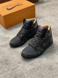 Louis Vuitton & Nike Air Jordan 1 Low - Мужские кроссовки ботинки A1_0411LV1 Louis Vuitton & Nike Air Jordan 1 Low - Мужские кроссовки ботинки A1_0411LV1