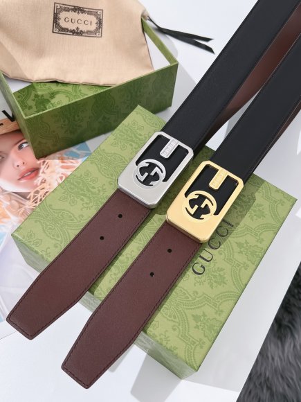 Gucci Мужской ремень 4.0см. RE_2103GU1