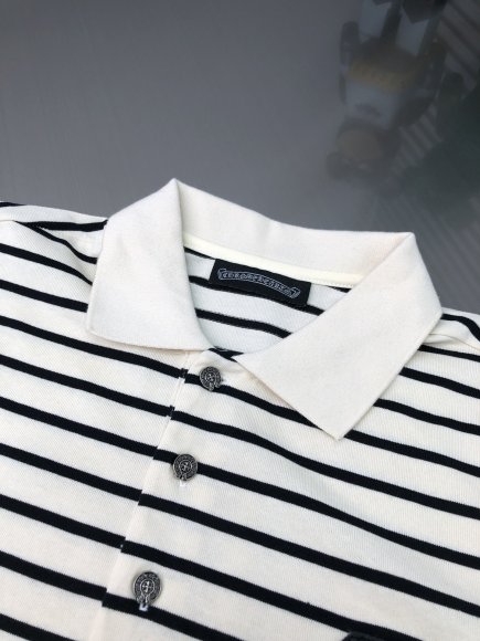 Chrome Hearts - Мужская футболка майка поло DZ_2905CH1 Chrome Hearts - Мужская футболка майка поло DZ_2905CH1