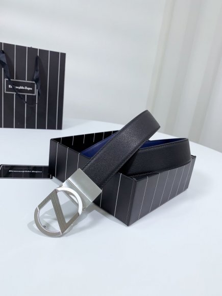 Ermenegildo Zegna Мужской двусторонний ремень 3.4см RE_2806EZ2