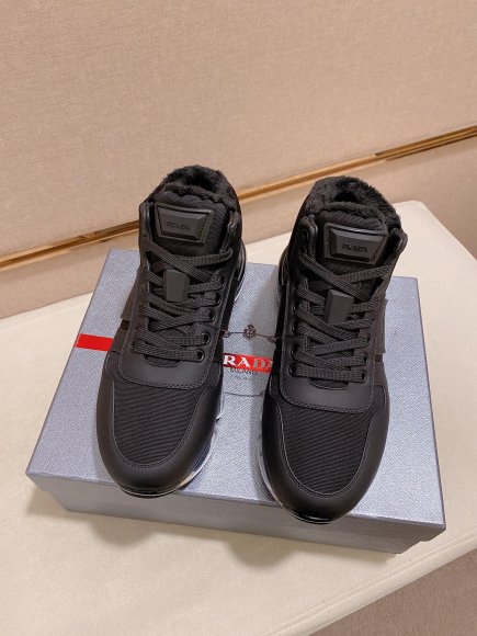 Prada - Мужские зимние ботинки кроссовки A1_0411PR2