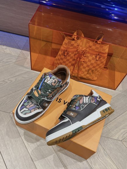 Louis Vuitton Trainer - Мужские кроссовки кеды MO_2612LV3