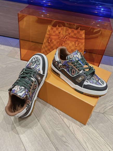 Louis Vuitton Trainer - Мужские кроссовки кеды MO_2612LV3