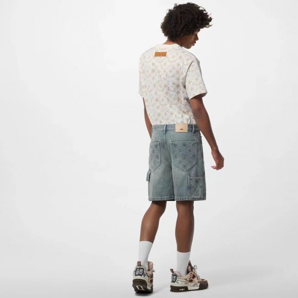 Louis Vuitton - Мужские джинсовые шорты TJ_2207LV2 Louis Vuitton - Мужские джинсовые шорты TJ_2207LV2