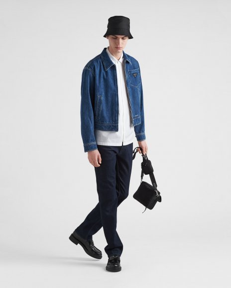 Prada - Мужская джинсовая рубашка куртка ACE_1908PR4