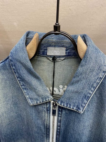 Dior - Мужская джинсовая куртка DZ_0810DI8 Dior - Мужская джинсовая куртка DZ_0810DI8