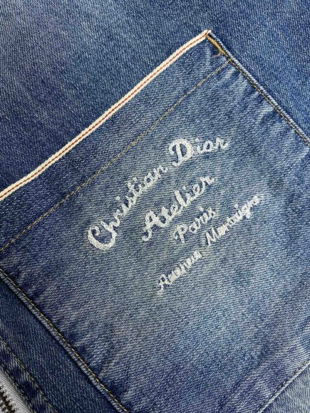 Dior - Мужская джинсовая куртка DZ_0810DI8 Dior - Мужская джинсовая куртка DZ_0810DI8