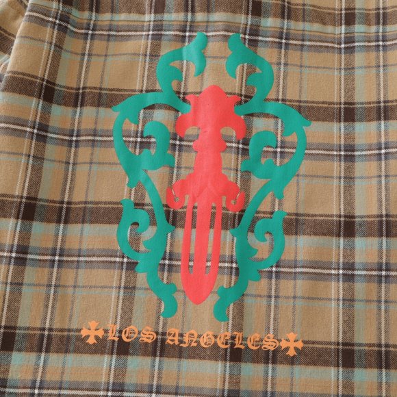 Chrome Hearts - Мужская фланелевая рубашка жакет ACE_1908CH5