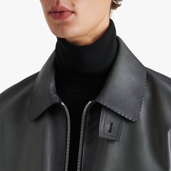 Berluti 2022 Мужская кожаная куртка ML_1508BL3 Berluti 2022 Мужская кожаная куртка ML_1508BL3