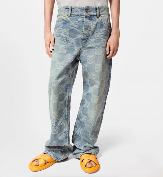 Louis Vuitton Damier Skate - Мужские штаны джинсы TJ_1906LV1 Louis Vuitton Damier Skate - Мужские штаны джинсы TJ_1906LV1