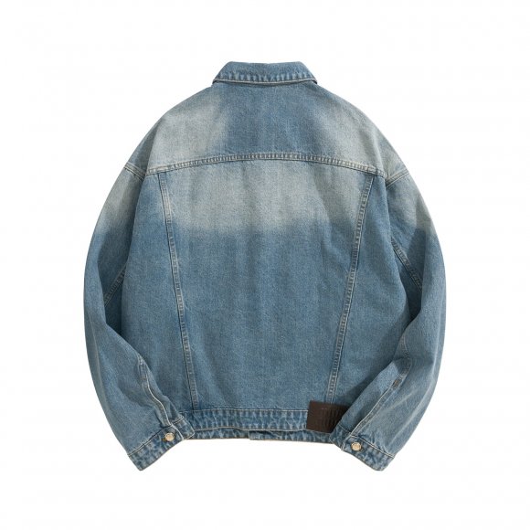 Miu Miu - Мужская джинсовая рубашка куртка ACE_1908MM7 Miu Miu - Мужская джинсовая рубашка куртка ACE_1908MM7