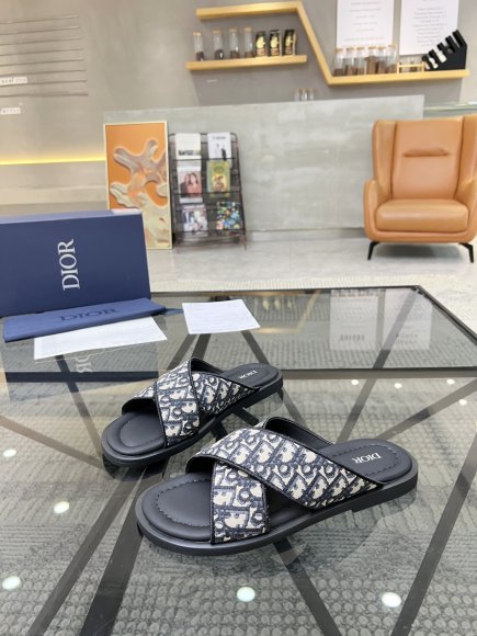 Dior - Мужские шлепанцы сандалии RU_2605DI2 Dior - Мужские шлепанцы сандалии RU_2605DI2