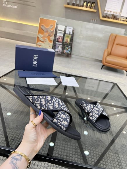 Dior - Мужские шлепанцы сандалии RU_2605DI2 Dior - Мужские шлепанцы сандалии RU_2605DI2