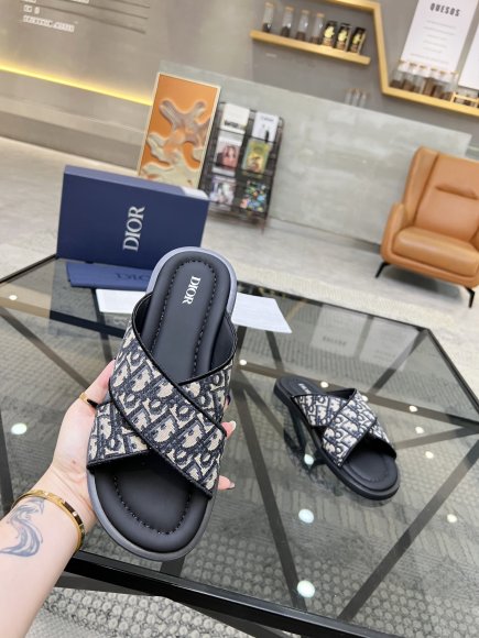 Dior - Мужские шлепанцы сандалии RU_2605DI2 Dior - Мужские шлепанцы сандалии RU_2605DI2