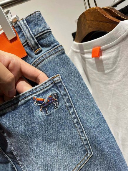 Hermes - Мужские штаны джинсы AB_2509HE1 Hermes - Мужские штаны джинсы AB_2509HE1