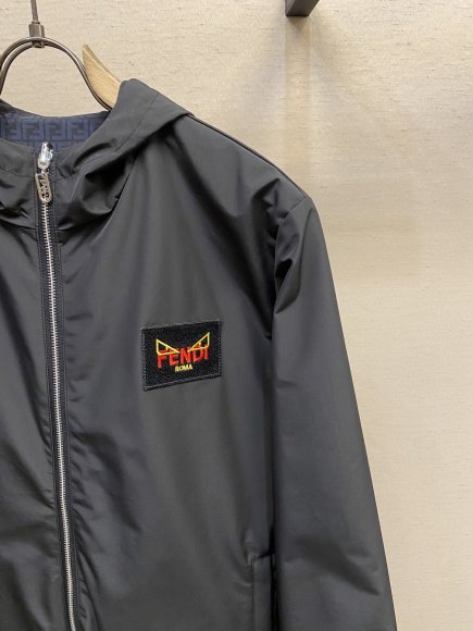 Fendi - Мужская двусторонняя куртка ветровка DZ_1702FE10