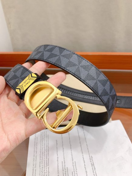 Dior Мужской ремень 3.5см CN_0405DI1 Dior Мужской ремень 3.5см CN_0405DI1