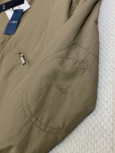 Dior & Stone Island - Мужская куртка ветровка бомбер TI_1209DS1 Dior & Stone Island - Мужская куртка ветровка бомбер TI_1209DS1