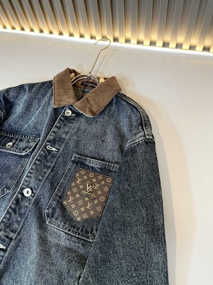 Louis Vuitton - Мужская джинсовая куртка ветровка DF_2609LV5 Louis Vuitton - Мужская джинсовая куртка ветровка DF_2609LV5